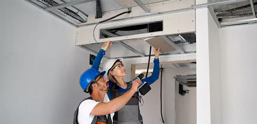 Duct Insulation and Condensation Repair in Sandy