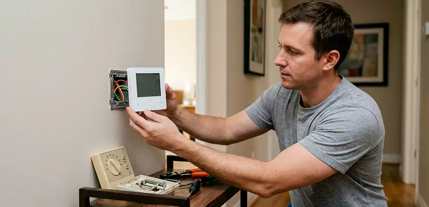 Heat Pump Thermostat Configuration in Sandy